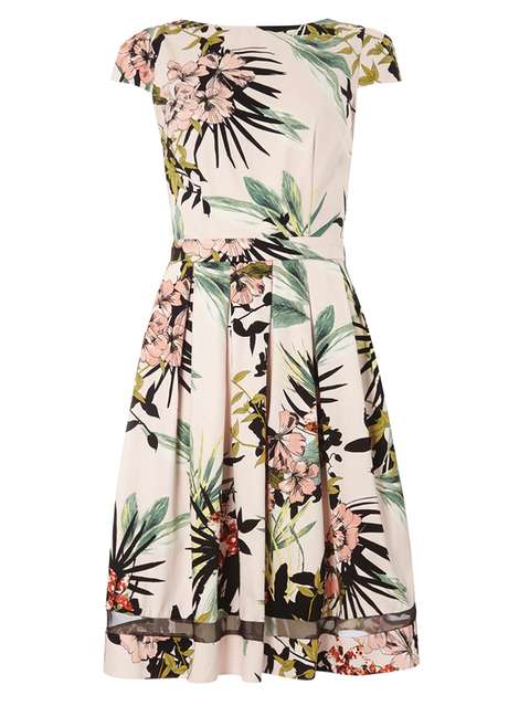 **Tall Tropical Fit And Flare